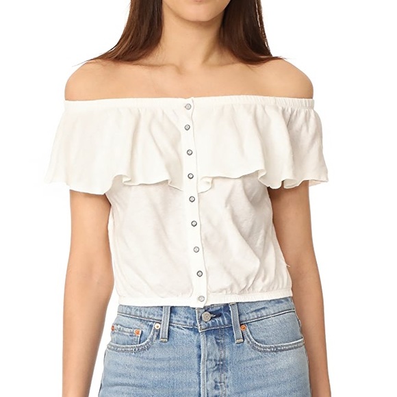 Free People Love Letter Tube, White, Small - Picture 5 of 6